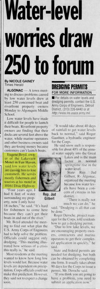 Lakeview Motel (OYO Hotel Lakeview) - Apr 11 2000 Article (newer photo)